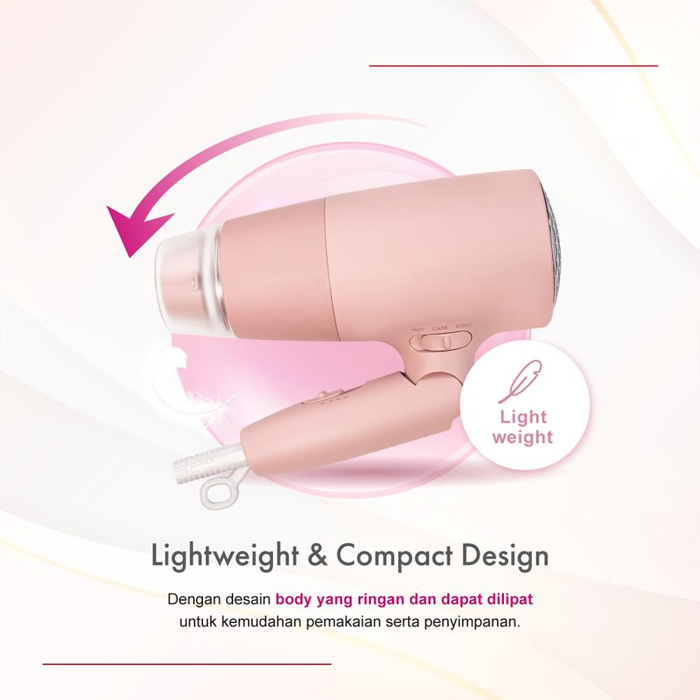 Tescom Pengering Rambut Ionic Care Hair Dryer - TD550ID | TD550-ID